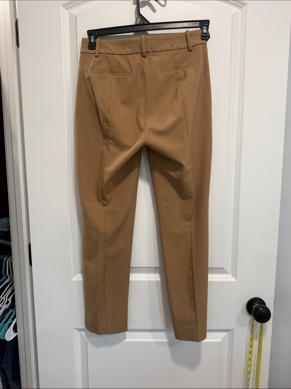 J. Crew Women's Camel Straight-Leg Trousers - Picture 3 of 3